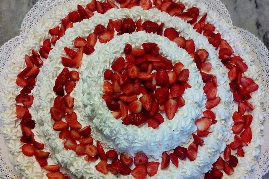 wedding cake fragole