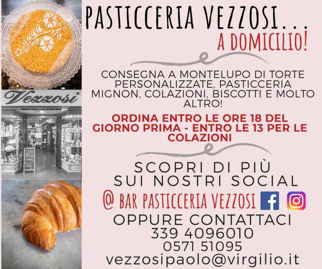 vezzosi pasticceria consegna domicilio montelupo